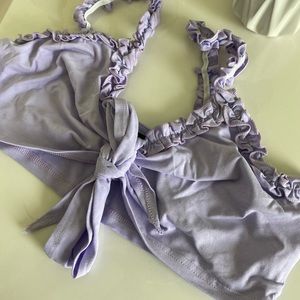 Lavender crop top